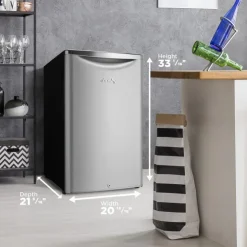 Danby 4,4 Cu Ft Refrigerator Compact - DAR044A6DDB Stainless New