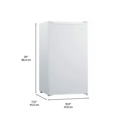 Danby 3.3 cu ft Refrigerator Compact - DCR033B2WM White New