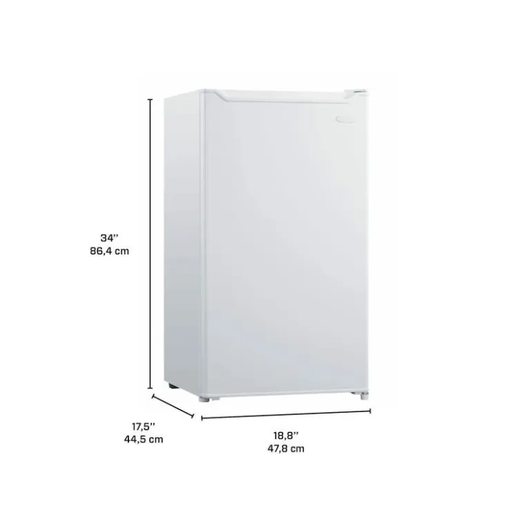 Danby 3.3 cu ft Refrigerator Compact - DCR033B2WM White New