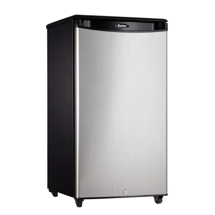 Danby 3,3 Cu Ft Refrigerator Compact - DAR033A1BSLD Stainless Clearance