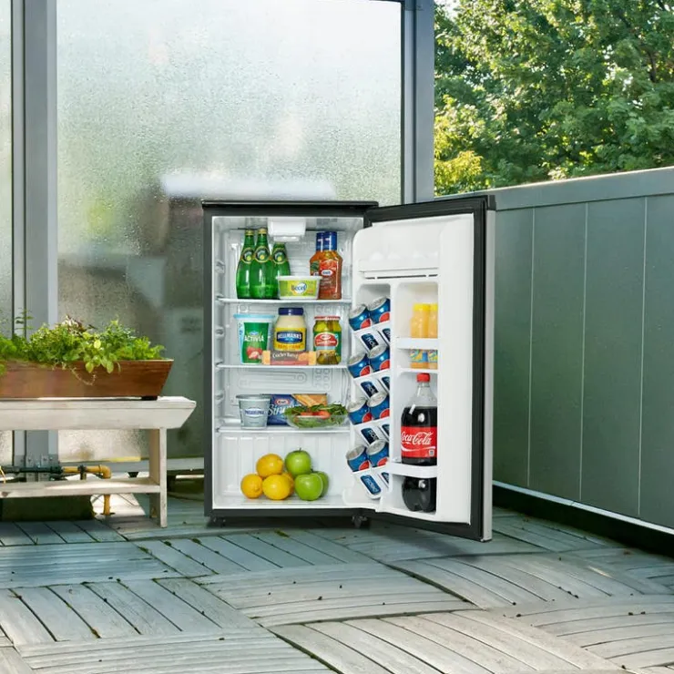 Danby 3,3 Cu Ft Refrigerator Compact - DAR033A1BSLD Stainless Clearance