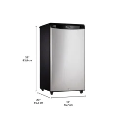 Danby 3,3 Cu Ft Refrigerator Compact - DAR033A1BSLD Stainless Clearance