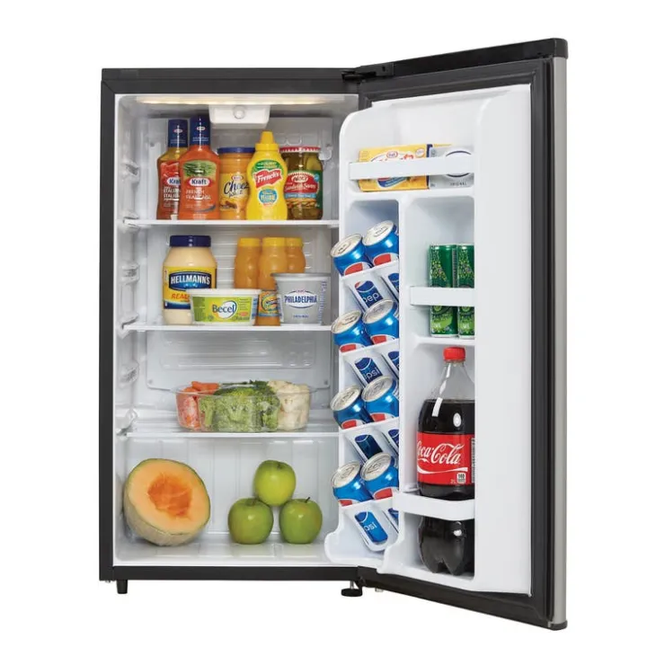 Danby 3,3 Cu Ft Refrigerator Compact - DAR033A6BSLD Stainless