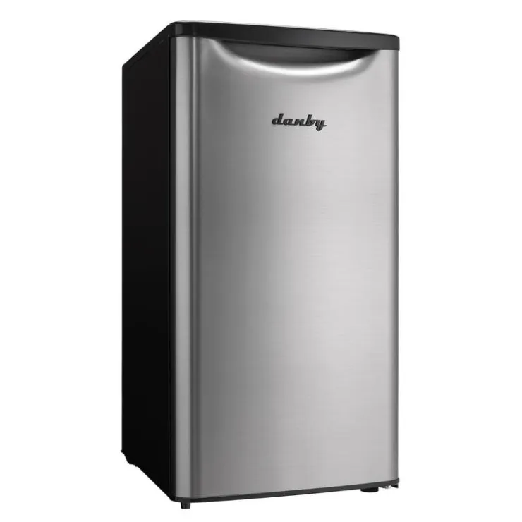 Danby 3,3 Cu Ft Refrigerator Compact - DAR033A6BSLD Stainless