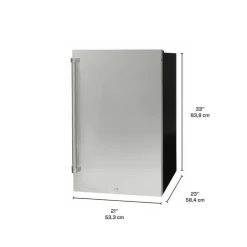 Danby 4,4 Cu Ft Refrigerator Compact - DAR044A1SSO- Stainless
