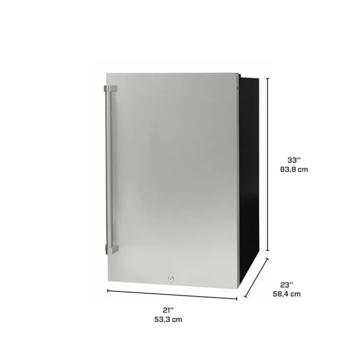 Danby 4,4 Cu Ft Refrigerator Compact - DAR044A1SSO- Stainless