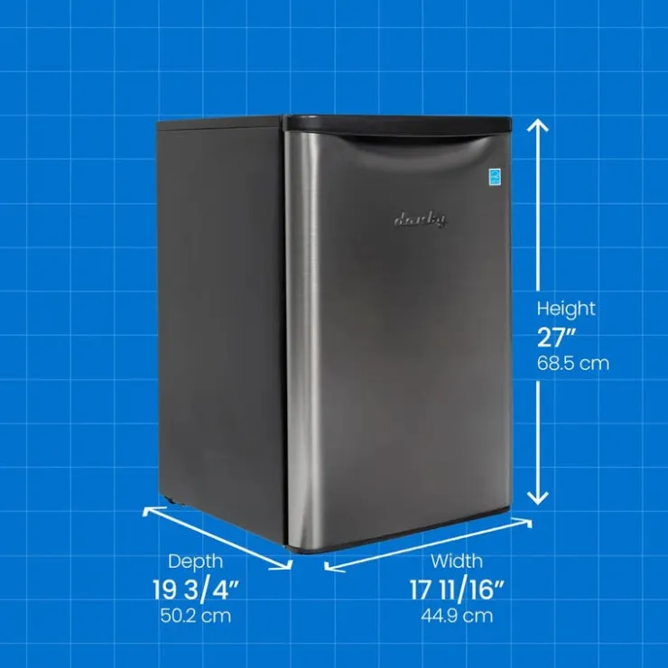Danby 2,6 Cu Ft Refrigerator Compact - DAR026A2BSLD Stainless Best