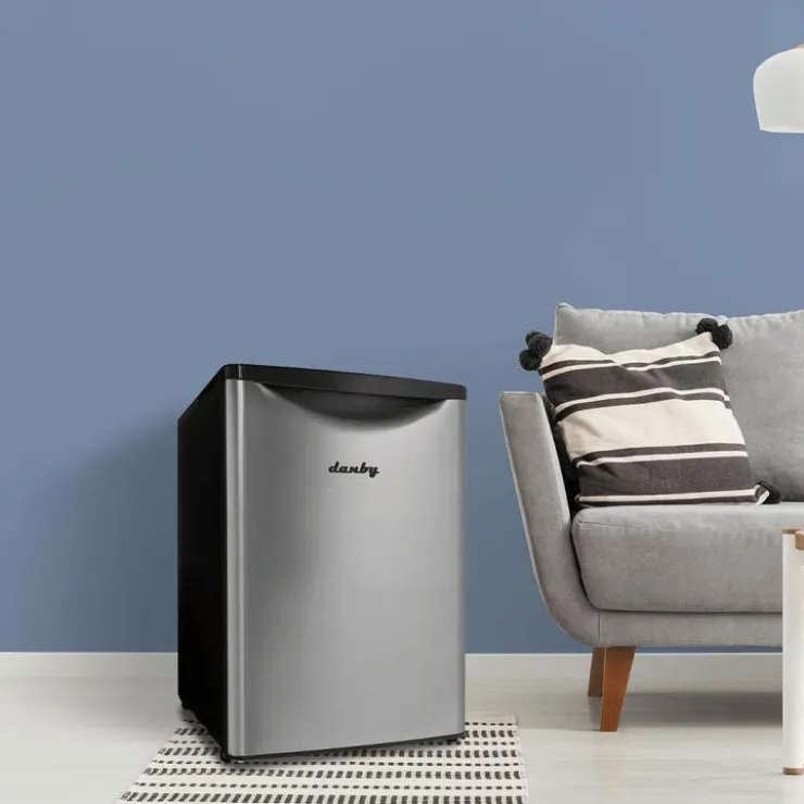 Danby 2,6 Cu Ft Refrigerator Compact - DAR026A2BSLD Stainless Best