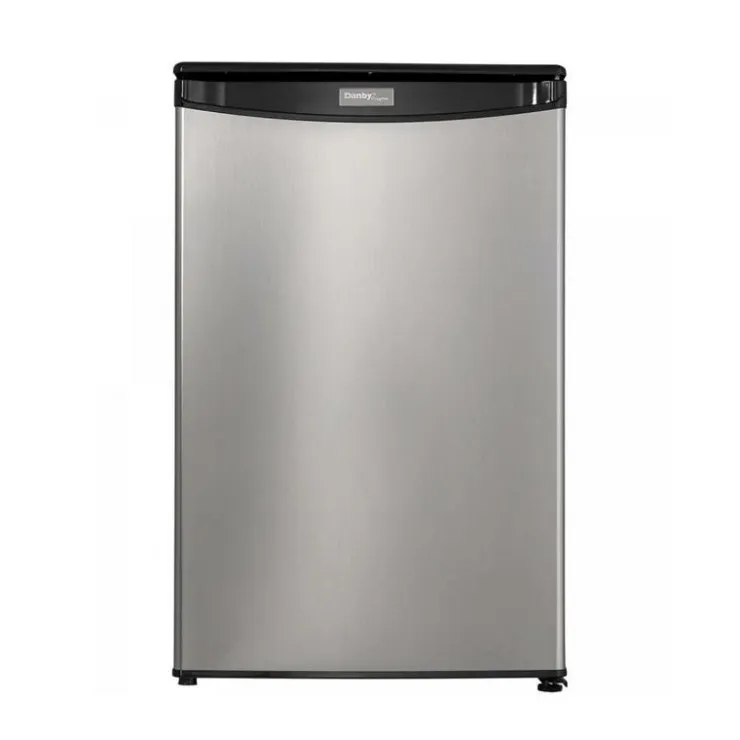 Danby 4,4 Cu Ft Refrigerator Compact - DAR044A4BSLD Stainless Clearance