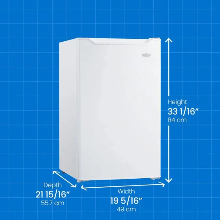 Danby 4,4 Cu Ft Refrigerator Compact - DCR044B1WM White New