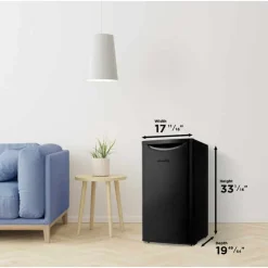 Danby 3,3 Cu Ft Refrigerator Compact - DAR033A6BDB Black Outlet