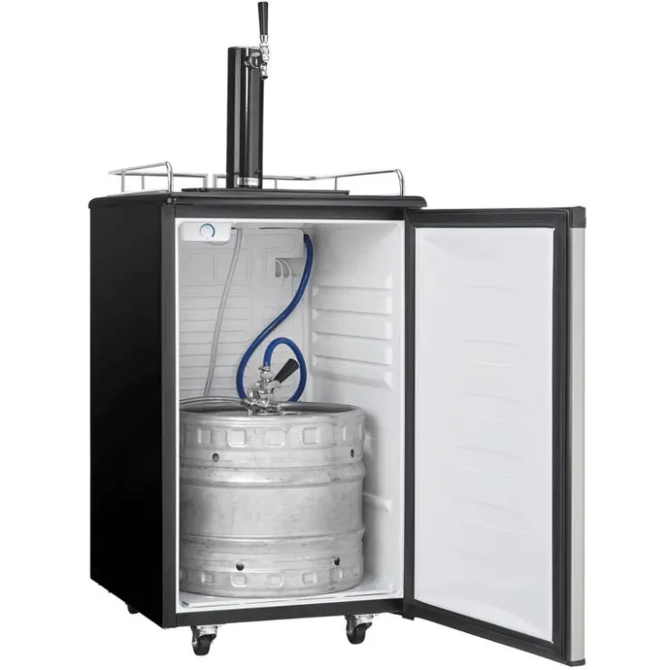 Danby 5.4 cu. ft. Single Tap Keg Cooler 21" - DKC054A1BSLD Stainless New