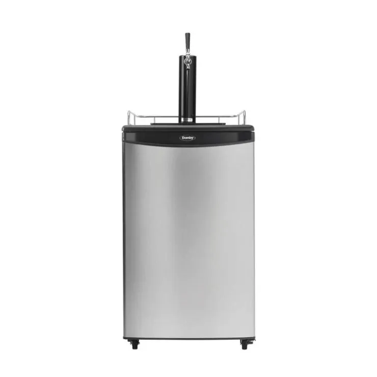 Danby 5.4 cu. ft. Single Tap Keg Cooler 21" - DKC054A1BSLD Stainless New