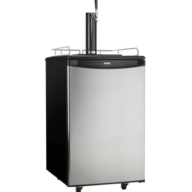 Danby 5.4 cu. ft. Single Tap Keg Cooler 21" - DKC054A1BSLD Stainless New