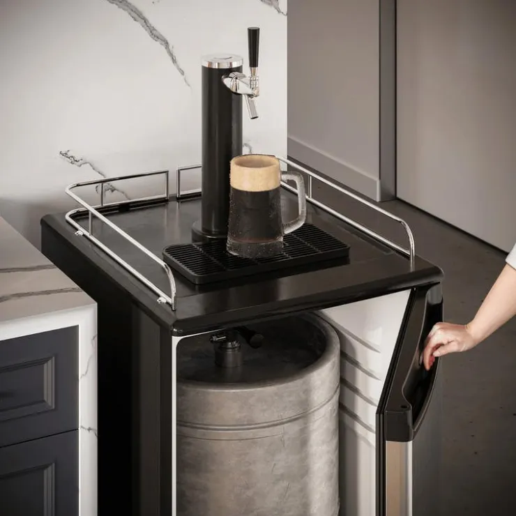 Danby 5.4 cu. ft. Single Tap Keg Cooler 21" - DKC054A1BSLD Stainless New