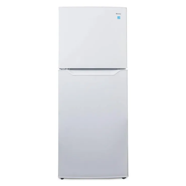 Danby 24 in 11 Cu ft Refrigerator Top Freezer - DFF116B2WDBL White Hot