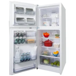 Danby 24 in 11 Cu ft Refrigerator Top Freezer - DFF116B2WDBL White Hot