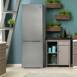 Danby 25 In 10 Cu Ft Refrigerator Bottom Freezer - DBMF100B1SLDB Stainless Clearance
