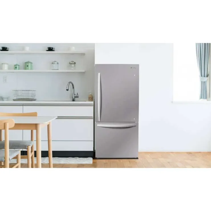 Danby 31 In 18.7 Cu ft Refrigerator Bottom Freezer - DBM187E1SSDB Stainless Best