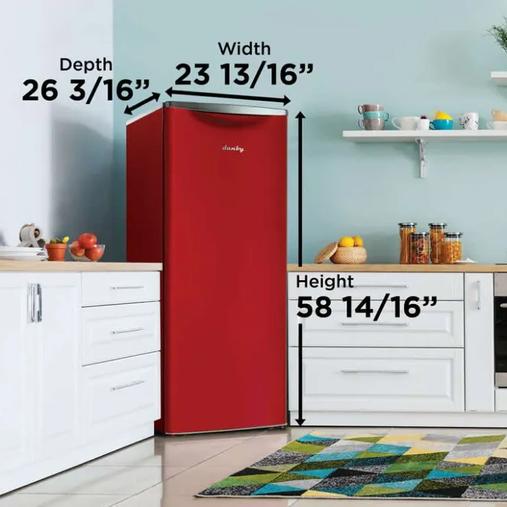 Danby 24 In 11 Cu ft Refrigerator All refrigerator - DAR110A3LDB Red Best