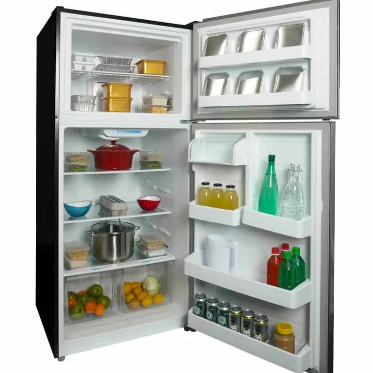 Danby 30 In 18 Cu ft Refrigerator Top Freezer - DFF180E2SSDB Stainless Discount