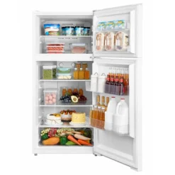 Danby 28 in 14,2 Cu ft Refrigerator Top Freezer - DFF142E1WDB White Hot