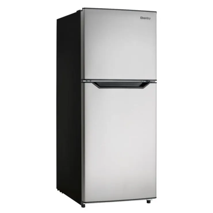 Danby 24 in 11,6 Cu ft Refrigerator Top Freezer - DFF116B2SSDB Stainless Outlet
