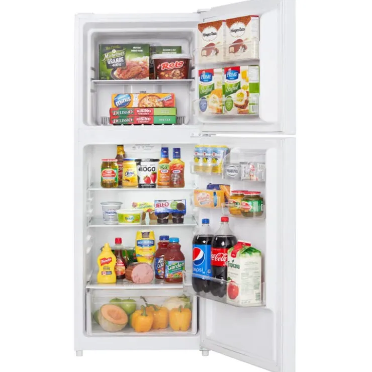 Danby 24 in 10,1 Cu ft Refrigerator Top Freezer - DFF101B1WDB White Hot