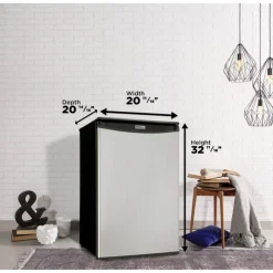 Danby 21 In 4,4 pi3 Refrigerator Compact - DAR044A4BSSDD Stainless Discount