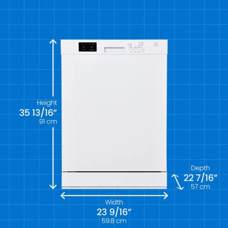 Danby Dishwasher Built-In 24" 51dB - DDW2400EW White Best
