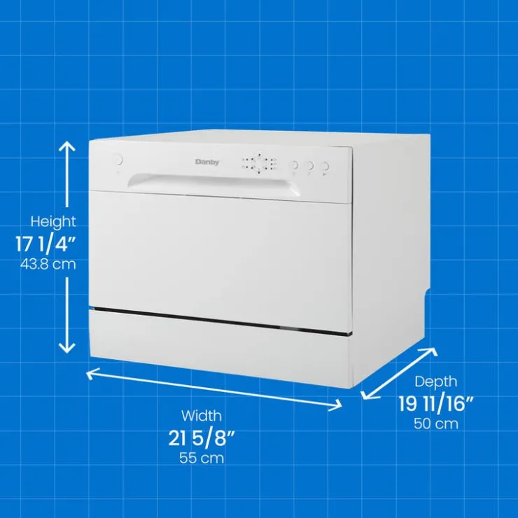 Danby Dishwasher Portable 21.75" 52dB - DDW621WDB White Discount