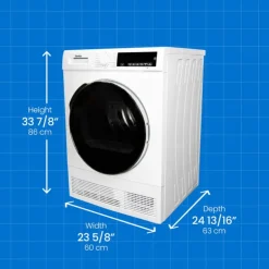 Danby Dryer   24" - DDY040D3WDB White New