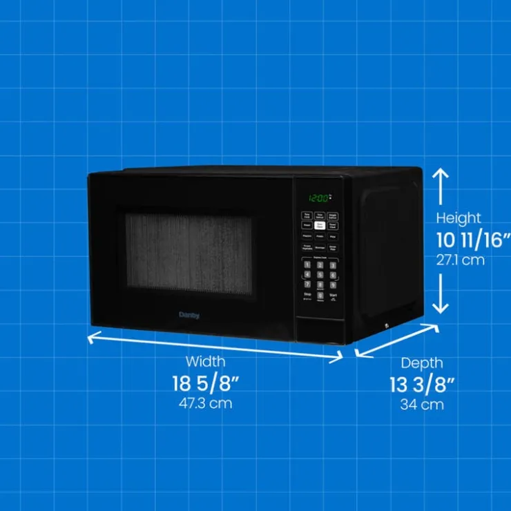 Danby Microwave 900 19" DBMW0921BBB Black Online