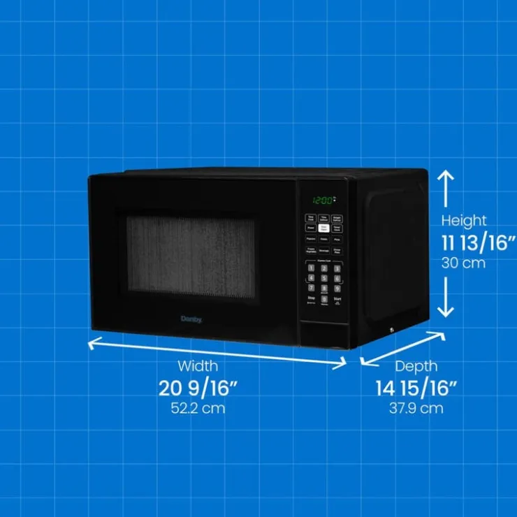 Danby Microwave 900 21" DBMW1121BBB Black Outlet