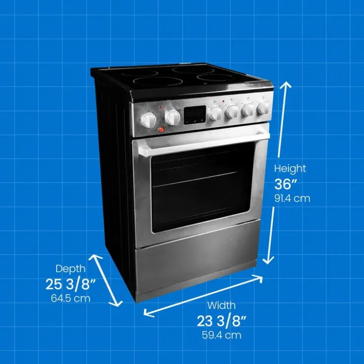 Danby Range 24" Electric Glass-Ceramic - DRCA240BSSC Stainless Online