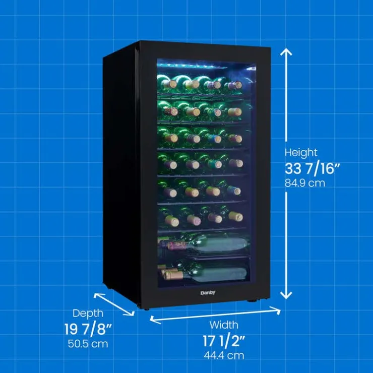 Danby Wine Cooler 17.5" - DWC036A2BDB-6 Black New