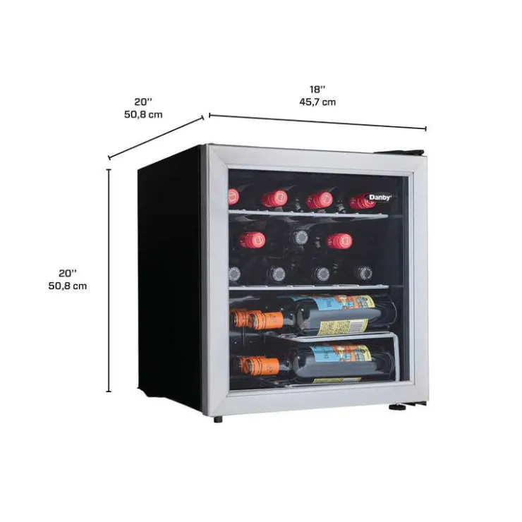 Danby Wine Cooler 18" - DWC172BLPDB Stainless Sale