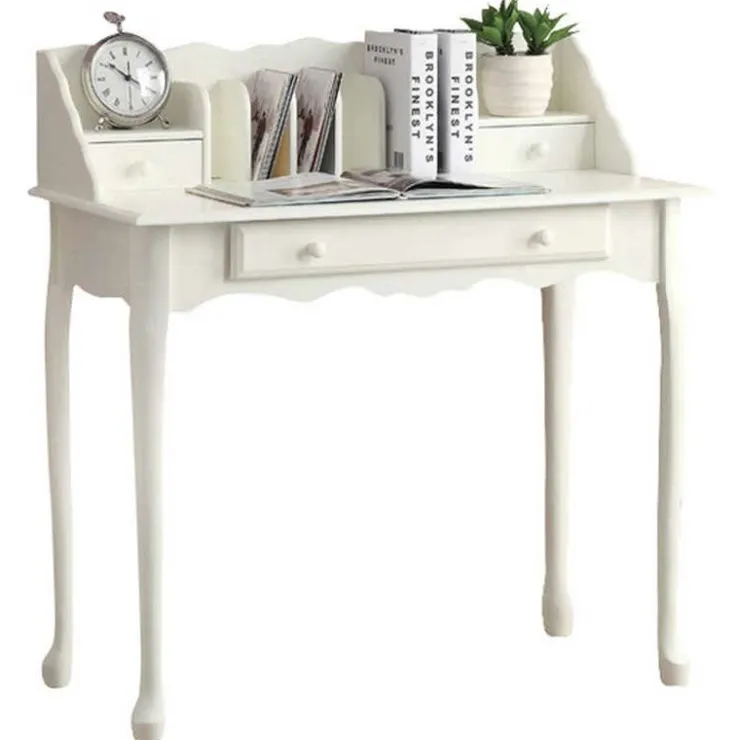 Monarch Desk - 36"l / antique traditional - White Hot