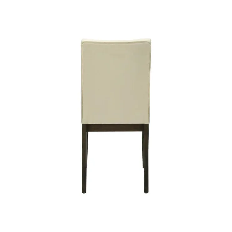 Monarch Dining chair - 2pcs / 37"h grey / fabric seat - Cream Hot