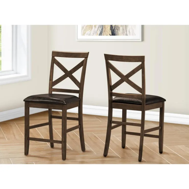 Monarch Dining Chair (set of 2) - Walnut Discount