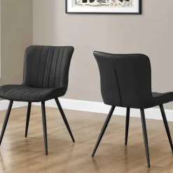 Monarch Dining chairs (set of 2) - Black New