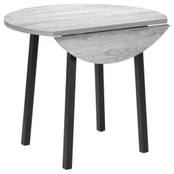 Monarch Dining set - 3pcs set / top / black metal Grey Clearance