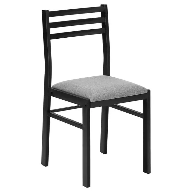 Monarch Dining set - 3pcs set / top / black metal Grey Clearance