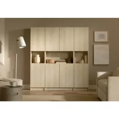 Meubles South Shore 2-door bookcase - South Shore Bleached Oak Clearance