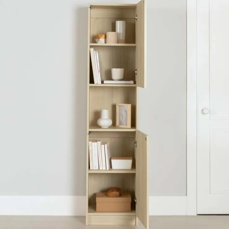 Meubles South Shore 2-door bookcase - South Shore Bleached Oak Clearance