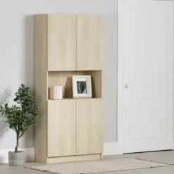 Meubles South Shore 4-door bookcase - South Shore Bleached Oak Online