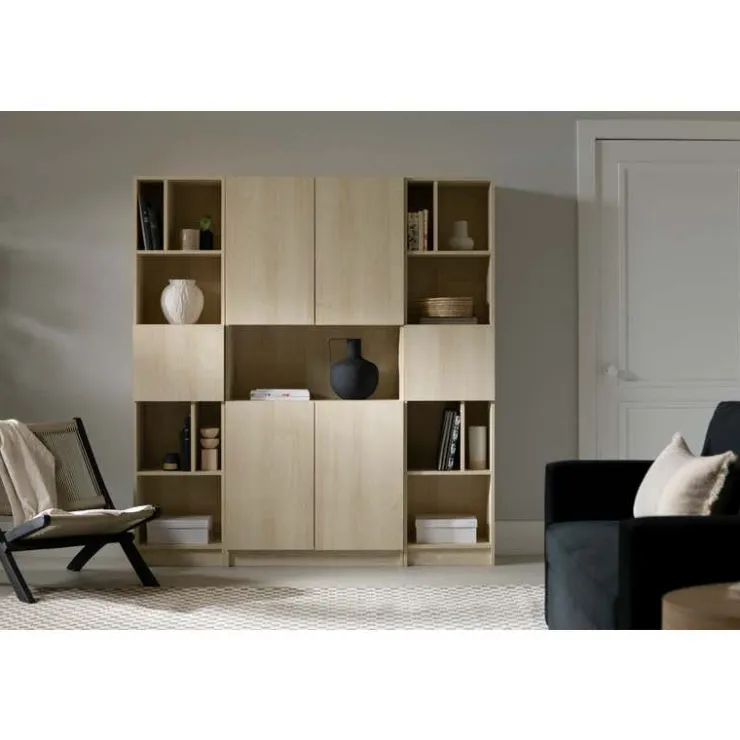 Meubles South Shore 4-door bookcase - South Shore Bleached Oak Online
