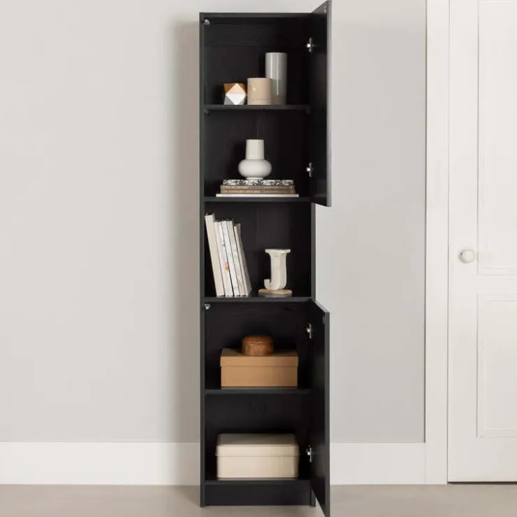 Meubles South Shore 2-door bookcase - South Shore Black Oak New