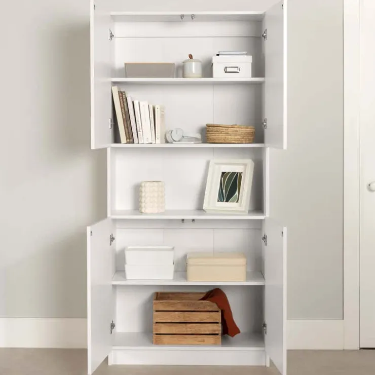 Meubles South Shore 4-door bookcase - South Shore Pure White Outlet