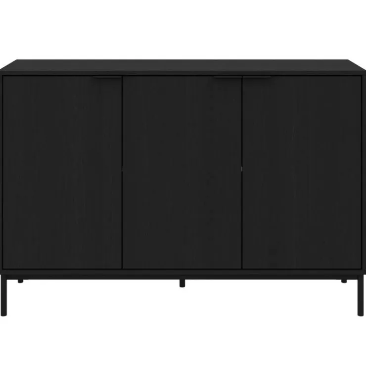 Nexera 3-Door Buffet Black karsima